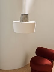 MADE.COM Cream Large Andre Easyfit Shade - Image 1 of 5