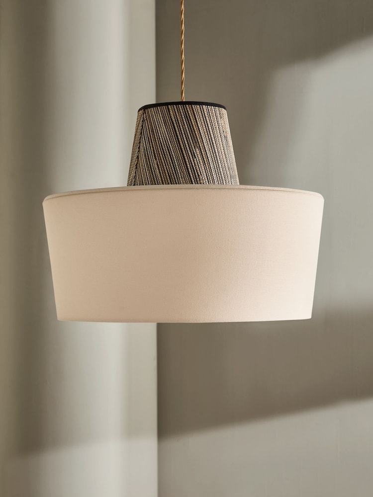 MADE.COM Cream Large Andre Easyfit Shade - Image 2 of 5