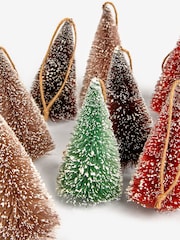 Set of 9 Festive Christmas Tree Baubles - Image 4 of 4