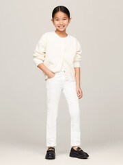 Tommy Hilfiger Nora Slim Straight White Jeans - Image 3 of 5