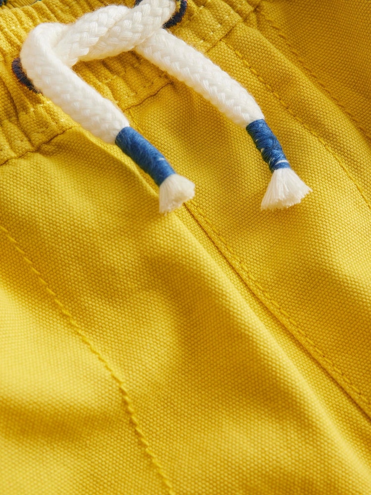 Boden Yellow Pull-On Drawstring Shorts - Image 3 of 3 Boden Yellow Pull-On Drawstring Shorts - Image 3 of 3
