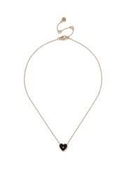 Aela Stainless Steel Heart Ditsy Necklace - Image 2 of 3