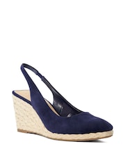 Albastru - Espadrile Dune London cu talpă cu baretă pe gleznă cu baretă pe gleznă Cadance - Imaginea 3 din 6
