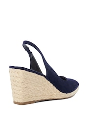 Albastru - Espadrile Dune London cu talpă cu baretă pe gleznă cu baretă pe gleznă Cadance - Imaginea 4 din 6