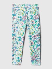 Grün mit floralem Print - Gap Bedruckte Pull-on-Leggings (3 Monate bis 5 Jahre) - Bild 2 von 2