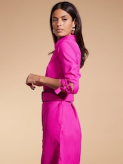 Dancing Leopard Pink Jonah Mini Shirt Dress - Image 2 of 4