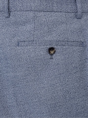 Blauw - Skopes Jodrell maatsnitkostuum van gemêleerde tweedstof: broek - Image 4 of 4