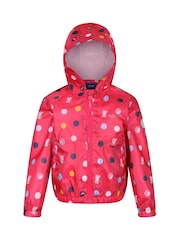 Regatta Pink Peppa Pig Muddy Puddle Waterproof Jacket - Image 1 of 4