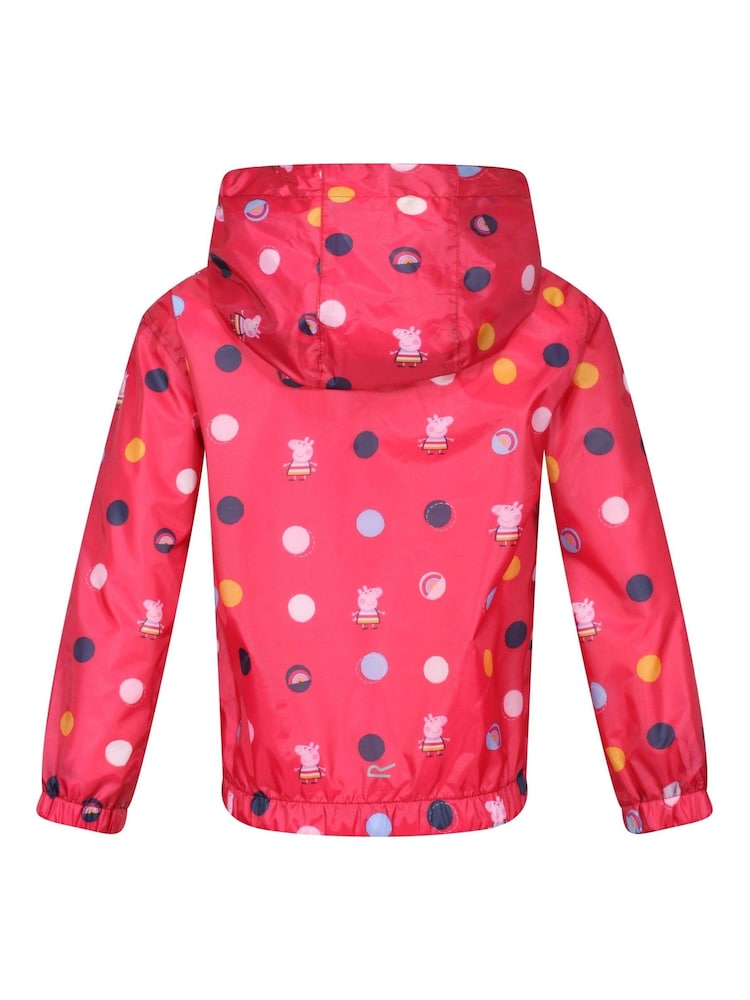 Regatta Pink Peppa Pig Muddy Puddle Waterproof Jacket - Image 2 of 4