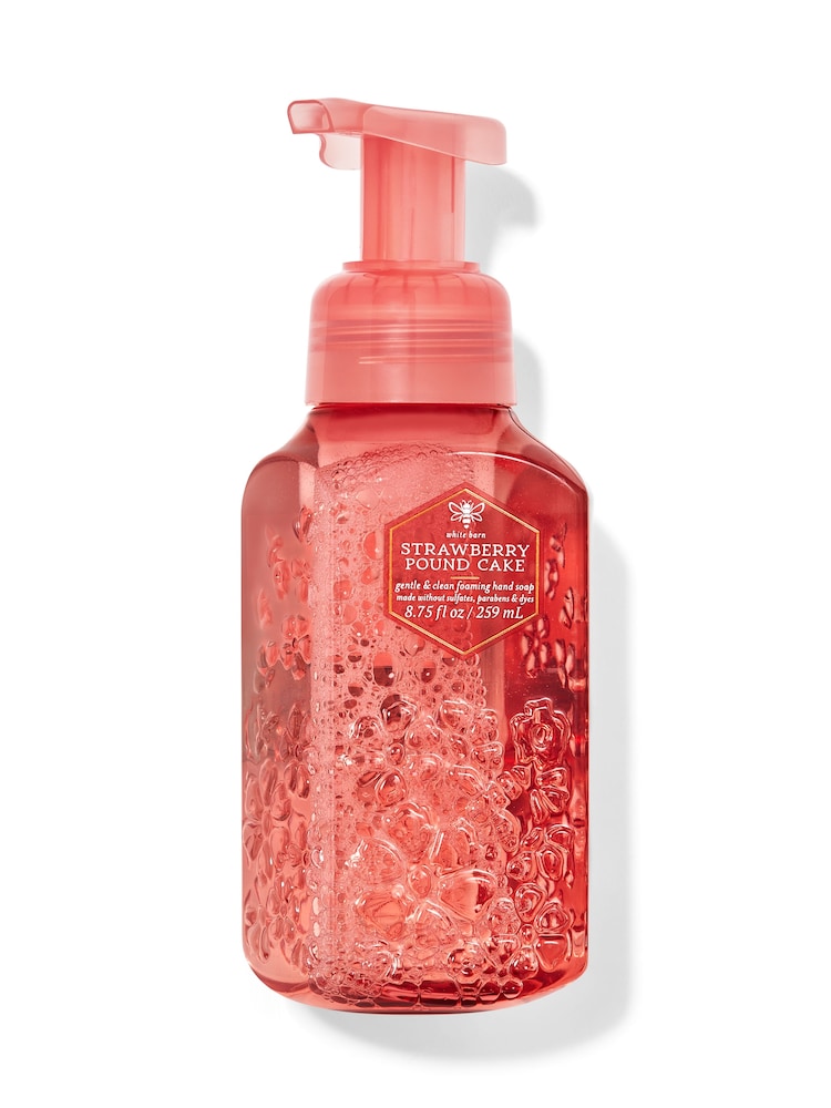 Bath & Body Works Strawberry Pound Cake Gentle & Clean Foaming Hand Soap 8.75 fl oz / 259 mL - Image 1 of 2