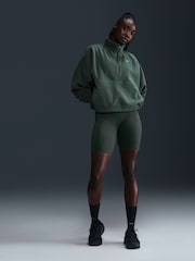 Nike Dark Green One Therma-FIT Cosy Half Zip Fleece - Image 2 of 9