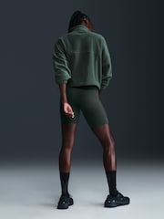 Nike Dark Green One Therma-FIT Cosy Half Zip Fleece - Image 3 of 9