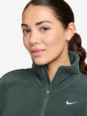 Nike Dark Green One Therma-FIT Cosy Half Zip Fleece - Image 8 of 9