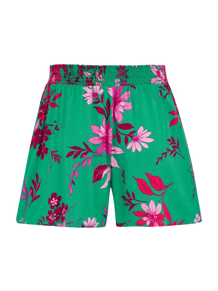 Pour Moi Green LENZING™ ECOVERO™ Viscose Beach Shorts - Image 4 of 4