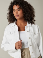 Evans Stretch Denim Jacket - Image 4 of 5