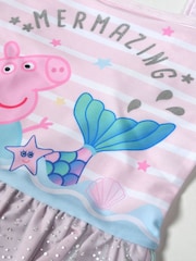 Brand Threads Pink Peppa Pig Girls Swimming Costume - Image 4 of 5