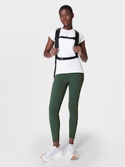 Sweaty Betty Trek Green 7/8 Length Power 7/8 Workout Leggings - Image 1 of 6