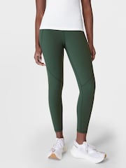 Sweaty Betty Trek Green 7/8 Length Power 7/8 Workout Leggings - Image 3 of 6