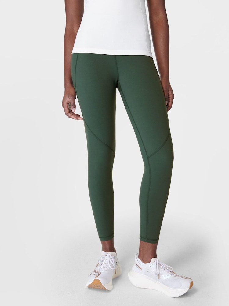 Buy Sweaty Betty Trek Green 7/8 Length Power Workout Leggings from 