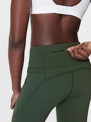 Sweaty Betty Trek Green 7/8 Length Power 7/8 Workout Leggings - Image 5 of 6