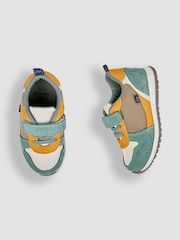 JoJo Maman Bébé Multi Riptape Trainers - Image 3 of 4