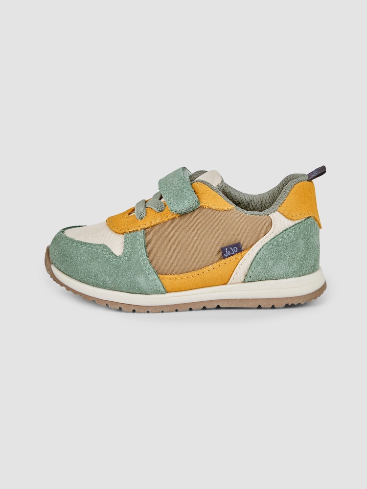JoJo Maman Bébé Multi Riptape Trainers - Image 4 of 4