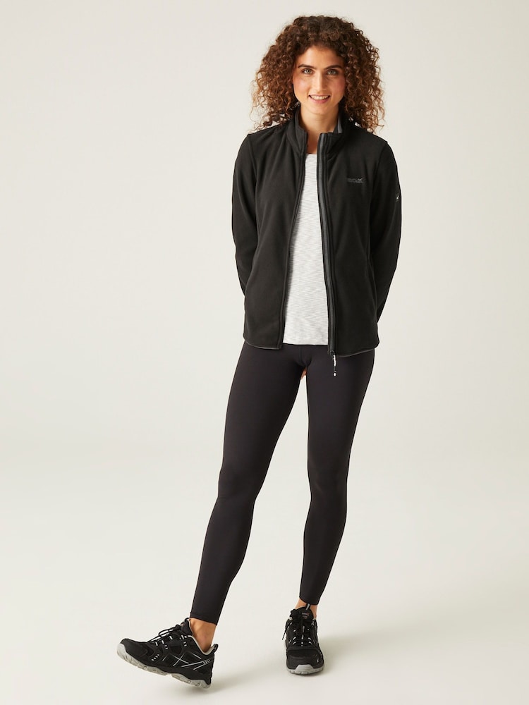 Regatta Black Womens Clemance IV Full Zip Fleece - Image 1 of 7