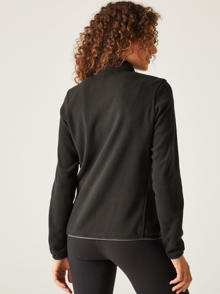 Regatta Black Womens Clemance IV Full Zip Fleece - Image 2 of 7