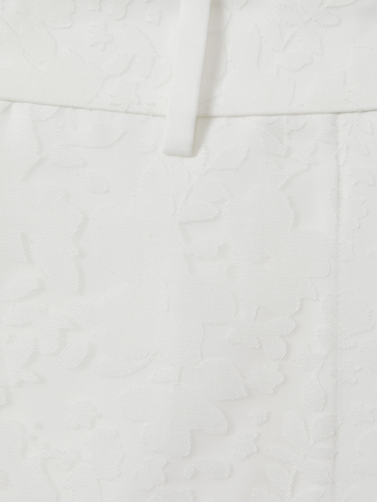 Reiss Ivory Denva Burnout Floral Midi Skirt - Image 5 of 5