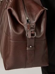 Conker Brown Leather Holdall - Image 2 of 7
