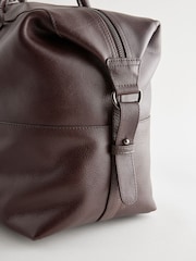 Conker Brown Leather Holdall - Image 7 of 7