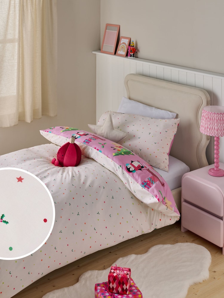 Christmas Duvet Cover and Pillowcase Set - Изображение 2 из 8