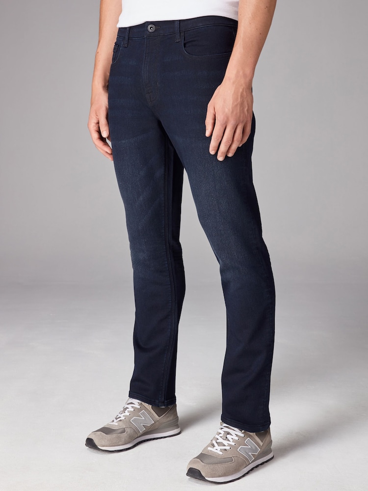 Blue Deep Slim Fit Comfort Stretch Jeans - Image 1 of 12