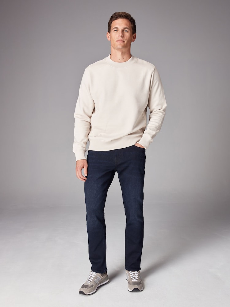 Blue Deep Slim Fit Comfort Stretch Jeans - Image 2 of 12