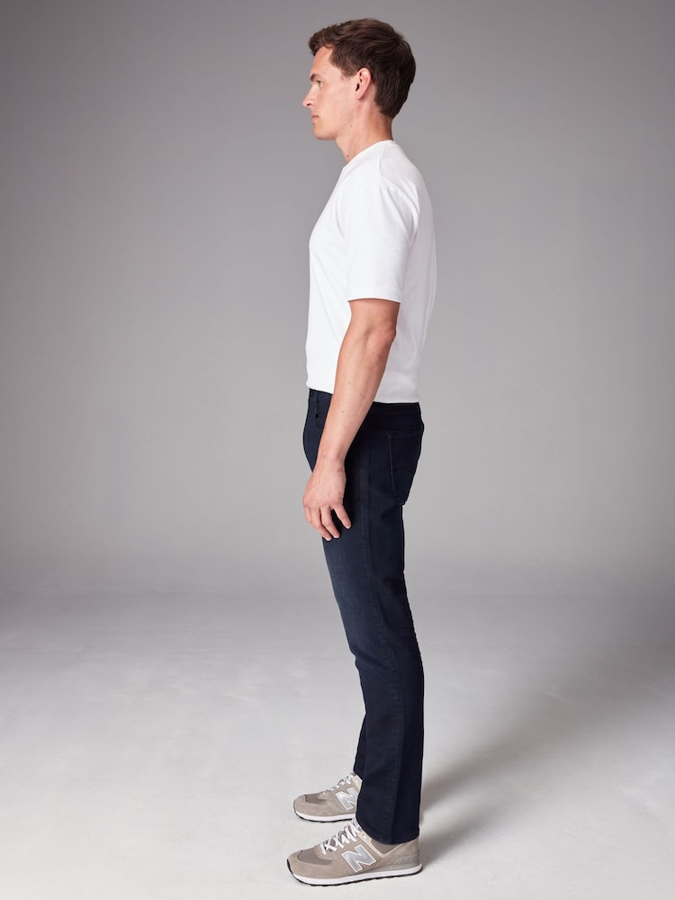 Bleu profond - Slim Fit (Slim Fit) - Jeans stretch de confort - Image 5 of 12