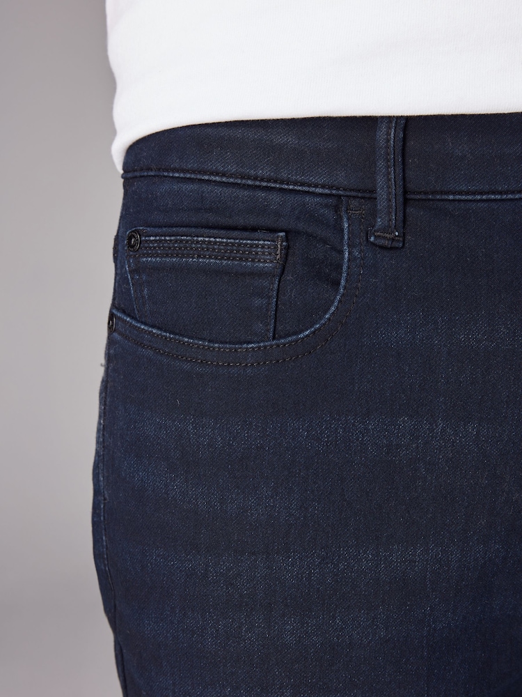 Bleu profond - Slim Fit (Slim Fit) - Jeans stretch de confort - Image 7 of 12