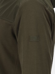 Regatta Green Mens Luis 100% Cotton Hooded Fleece Jacket - Image 5 of 9