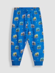 JoJo Maman Bébé Blue 2-Pack Cotton Pyjamas - Image 4 of 9