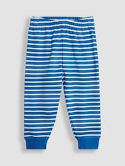 JoJo Maman Bébé Blue 2-Pack Cotton Pyjamas - Image 8 of 9