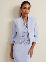 Phase Eight Blue Petite Daisy Jacket - Image 1 of 6