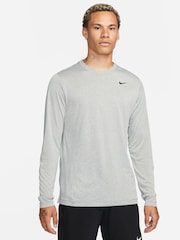 Nike Grey Dri-FIT Legend Training T-Shirt - Image 1 of 4