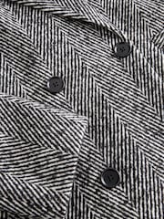 Black/White Blazer Coat - Image 8 of 8
