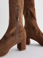 Marron fauve - Forever Comfort® Sock Block Knee High Boots - Image 5 de 6