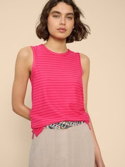 White Stuff Pink Estrella Vest - Image 1 of 7