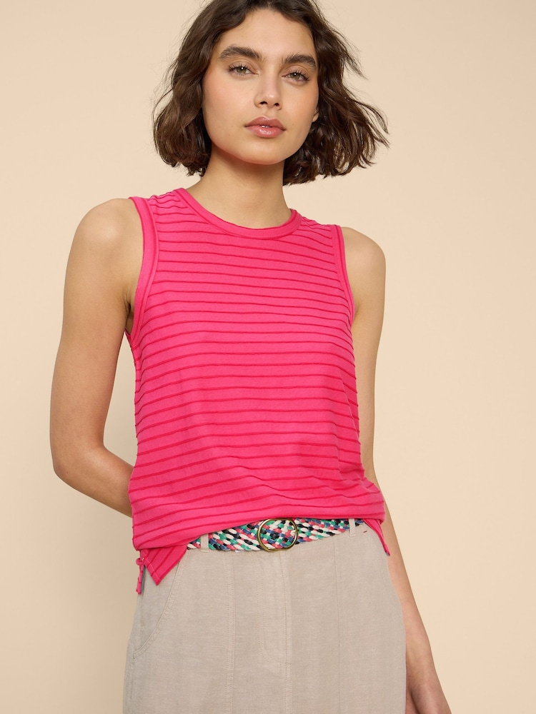 White Stuff Pink Estrella Vest - Image 1 of 7