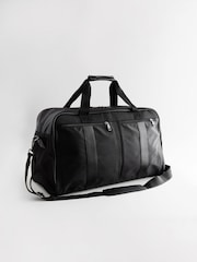 Black Carbon Print Nylon Holdall - Image 2 of 7