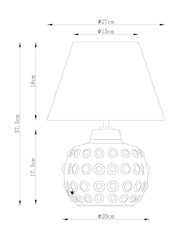 Copper Bibury Large Rechargeable Table Lamp - Image 4 of 7