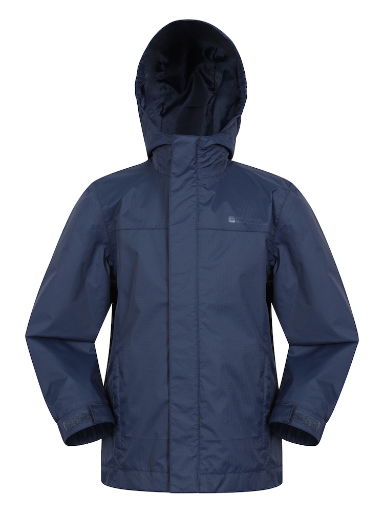 Mountain Warehouse Dark Blue Kids Torrent Waterproof Jacket - Image 1 of 5
