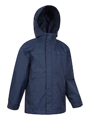 Mountain Warehouse Dark Blue Kids Torrent Waterproof Jacket - Image 2 of 5
