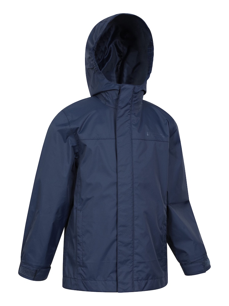 Mountain Warehouse Dark Blue Kids Torrent Waterproof Jacket - Image 2 of 5